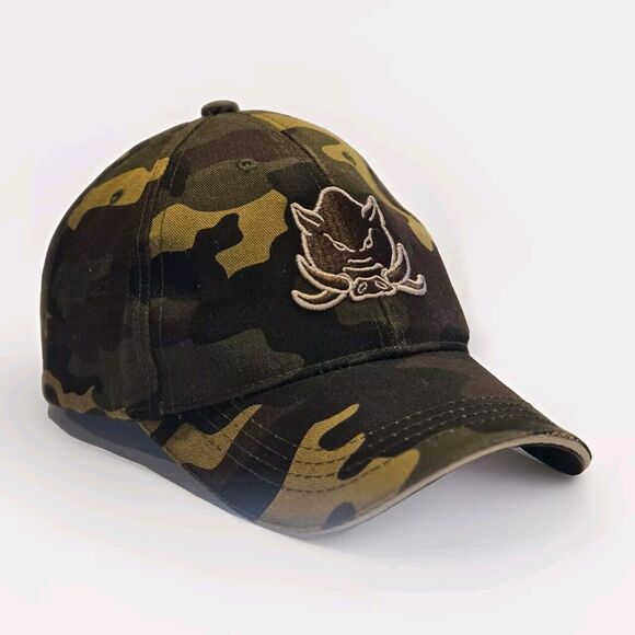 Outdoor Legends Cotton Camo Boar Hunting Cap/Hat Adjustable One Size Fits Most - Picture 2 of 5